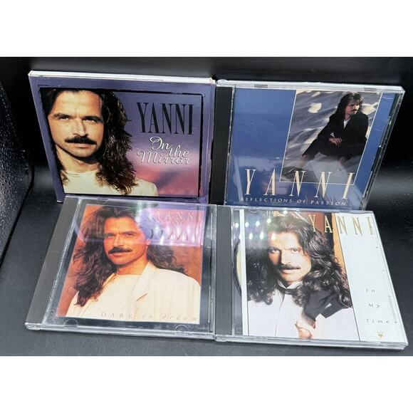 4 Vintage Music CDs By YANNI On The Mirror & More Excellent Condition! D - Picture 2 of 5